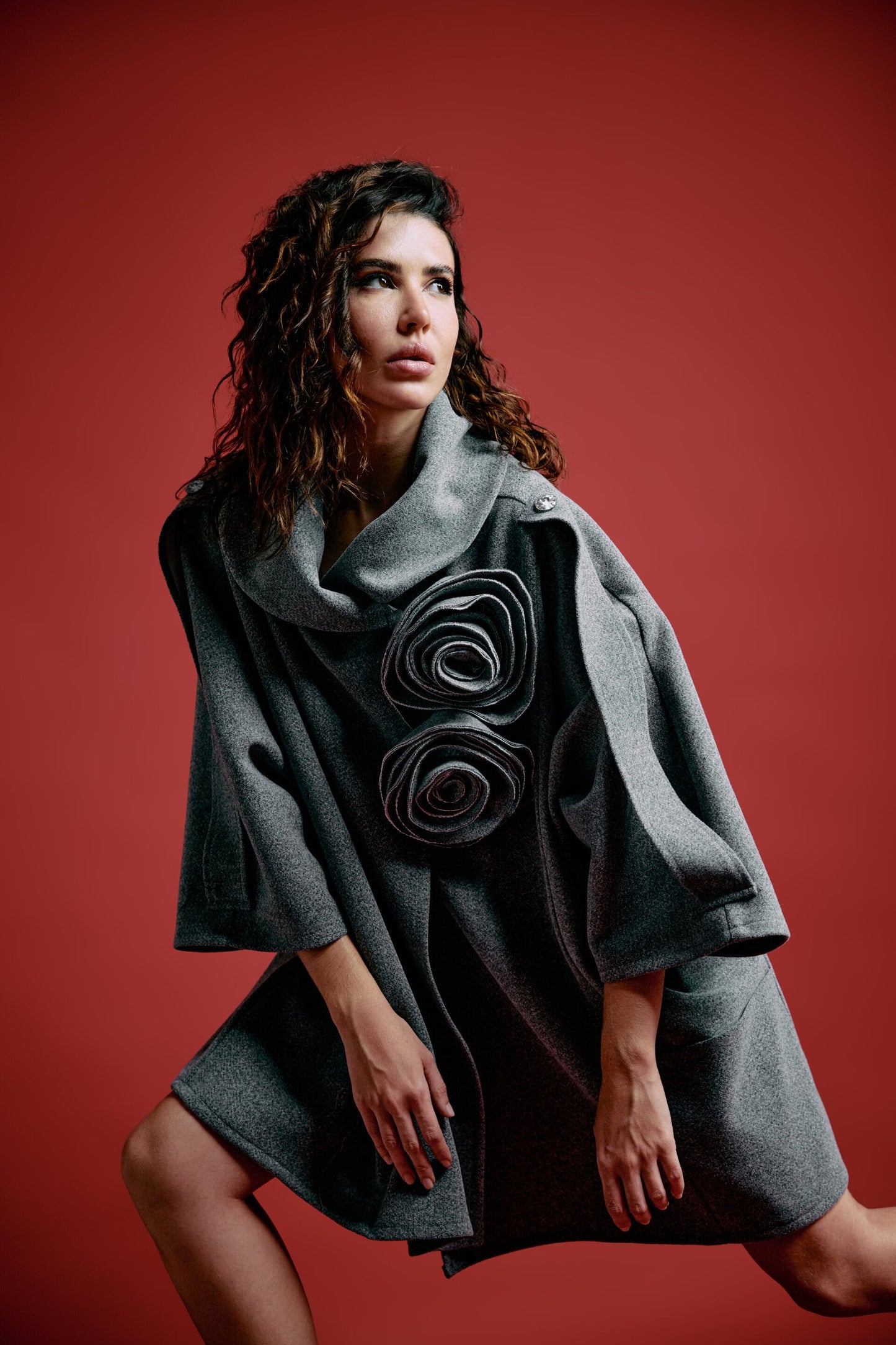 Wool Flower Cape