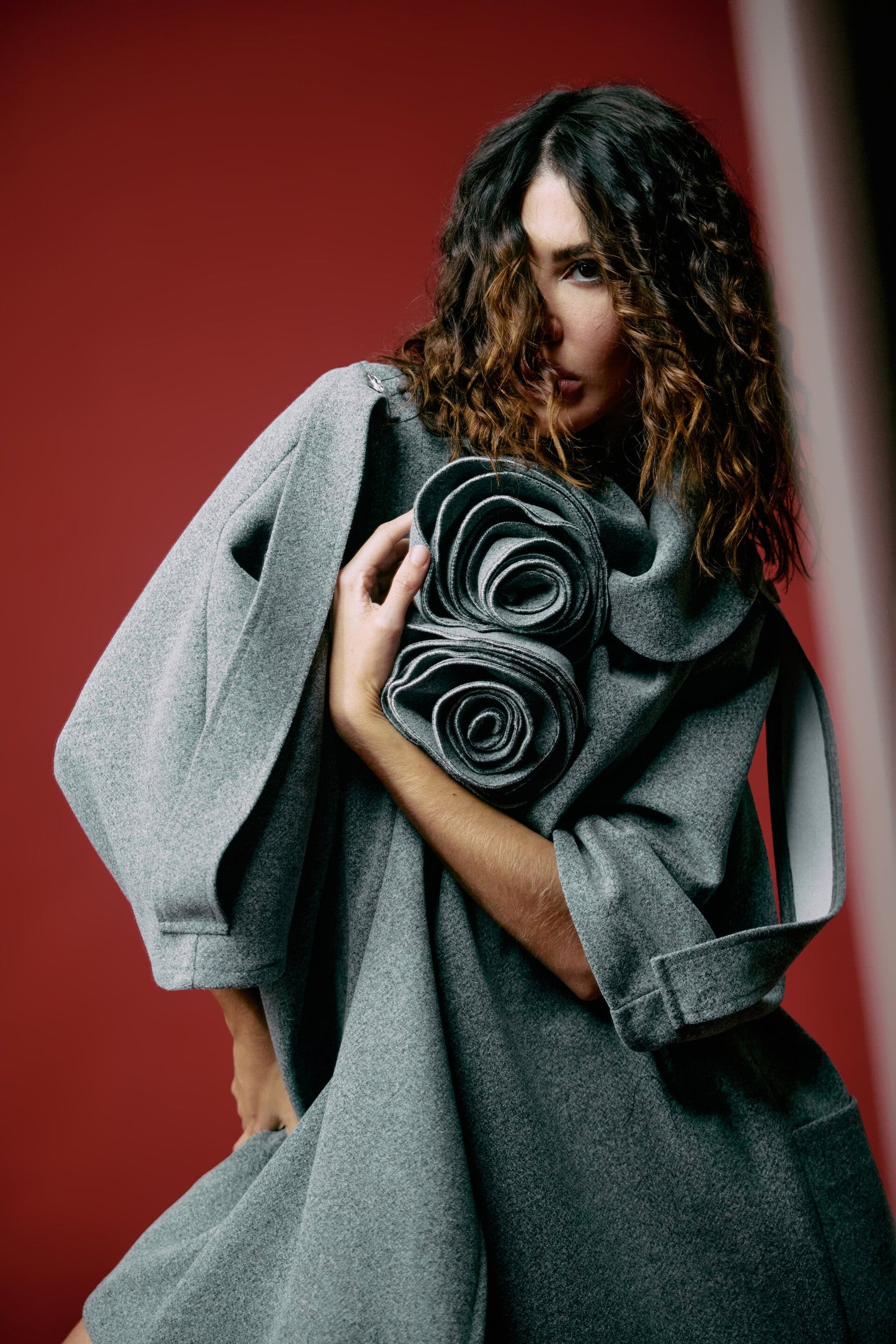 Wool Flower Cape