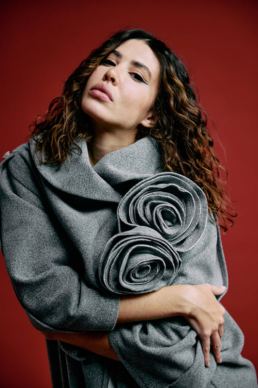 Wool Flower Cape