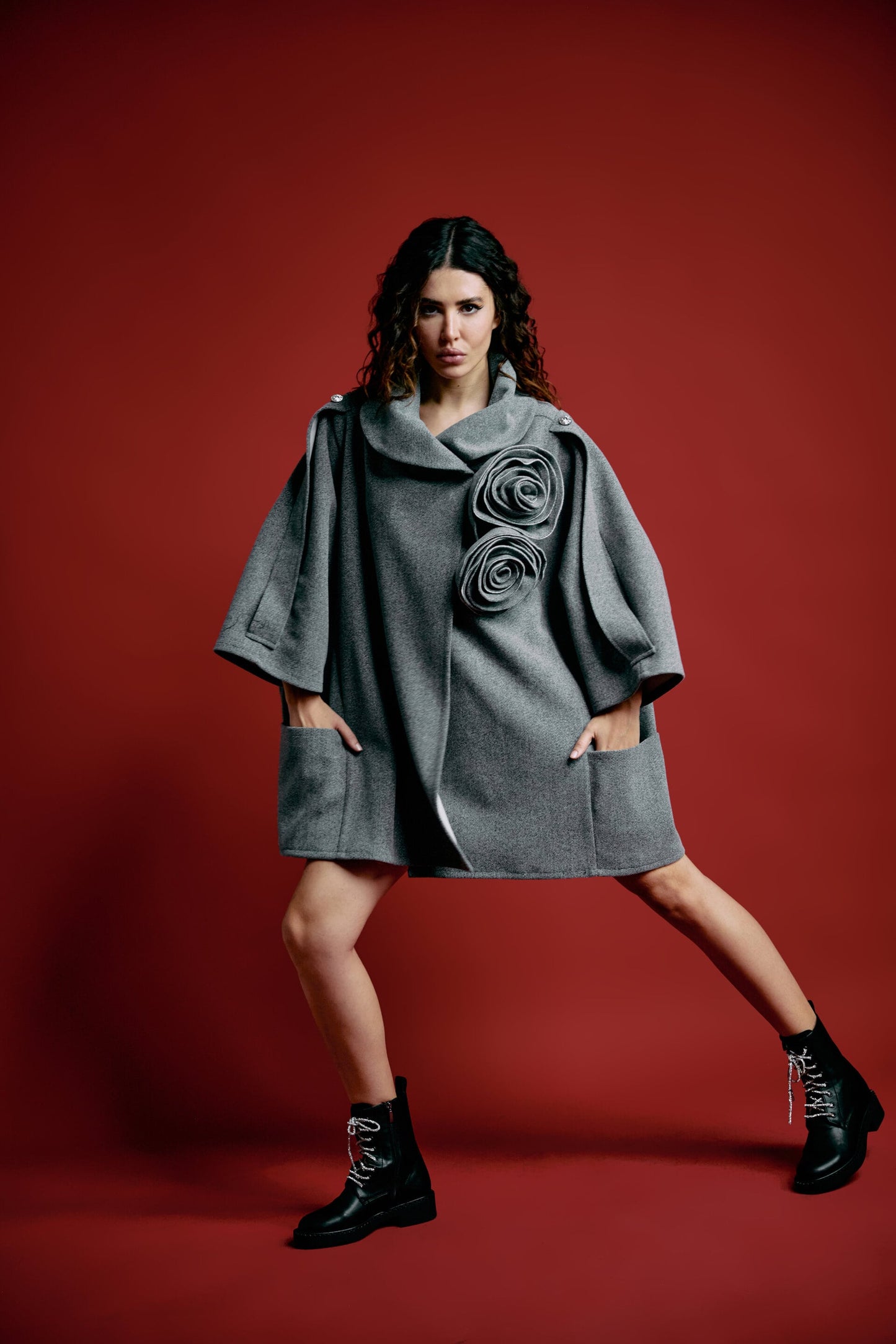 Wool Flower Cape