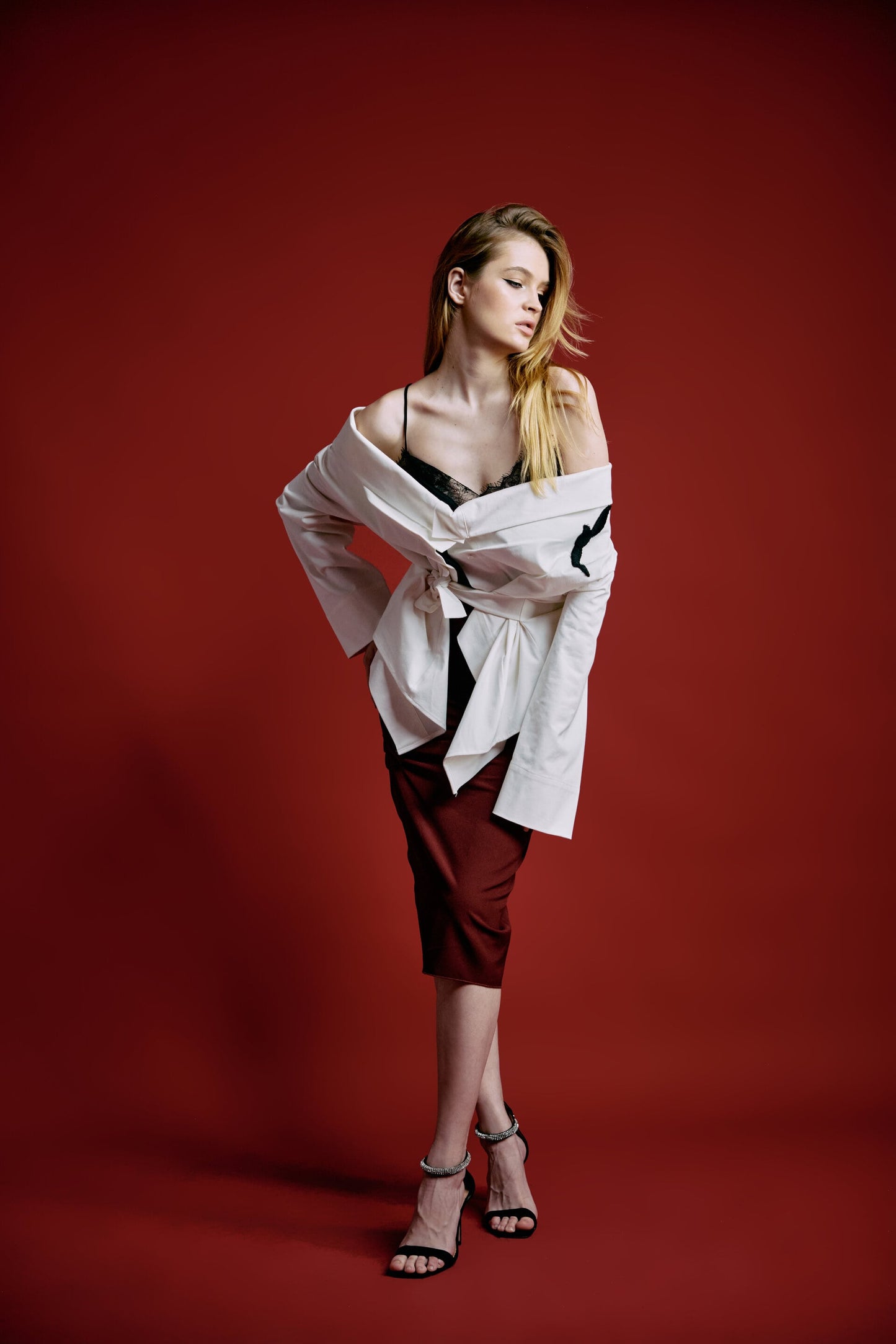 Birds Embroidered Shirt